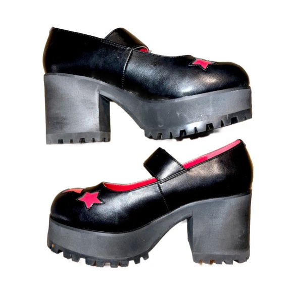 NIB- Misery Business Star Mary Janes Platform Shoes - Picture 5 of 13